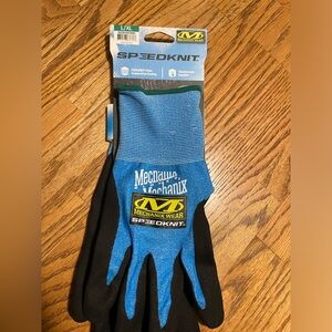 Mechanix Wear SpeedKnit Blue and Black Gloves New with Tags  Size L/Xl